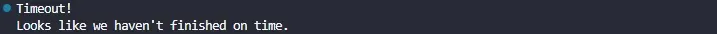 6.Timeout